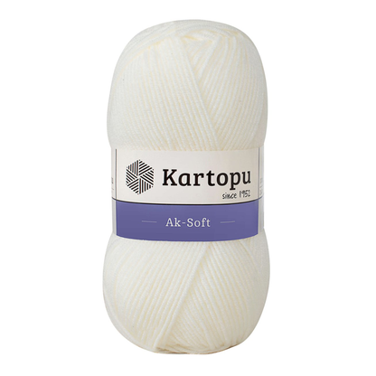 צמר אקסופט - KARTOPU-AK SOFT 100G