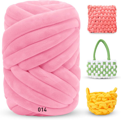 صوف كورشي خميل جدا Thick Chunky Yarn for Arm Knitting 500G