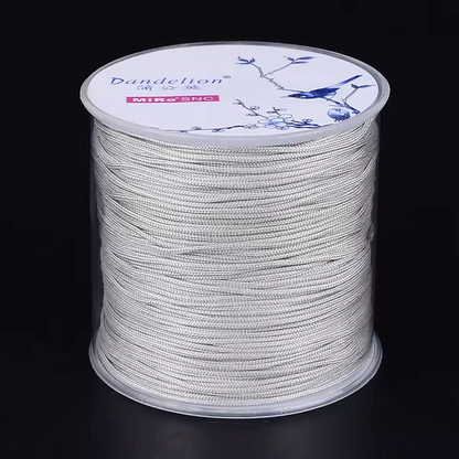 قيطان مسابح رفيع 100 متر Bracelet Necklace Jewelry Making Thread String