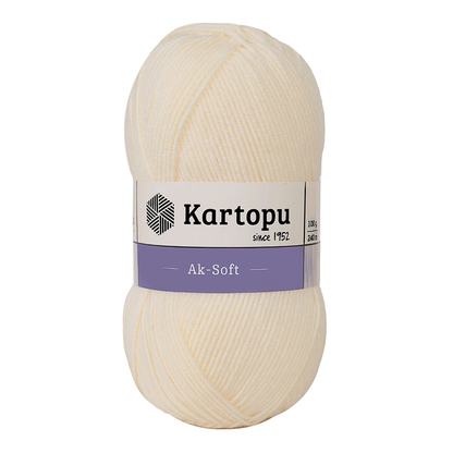 צמר אקסופט - KARTOPU-AK SOFT 100G