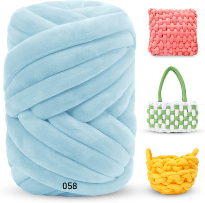 صوف كورشي خميل جدا Thick Chunky Yarn for Arm Knitting 500G