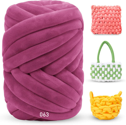 صوف كورشي خميل جدا Thick Chunky Yarn for Arm Knitting 500G
