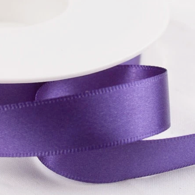 رول شبر ستان عرض 25 ملم طول الرول ( 50 متر)   Satin Ribbon Double Face 25 MM - 50 meters