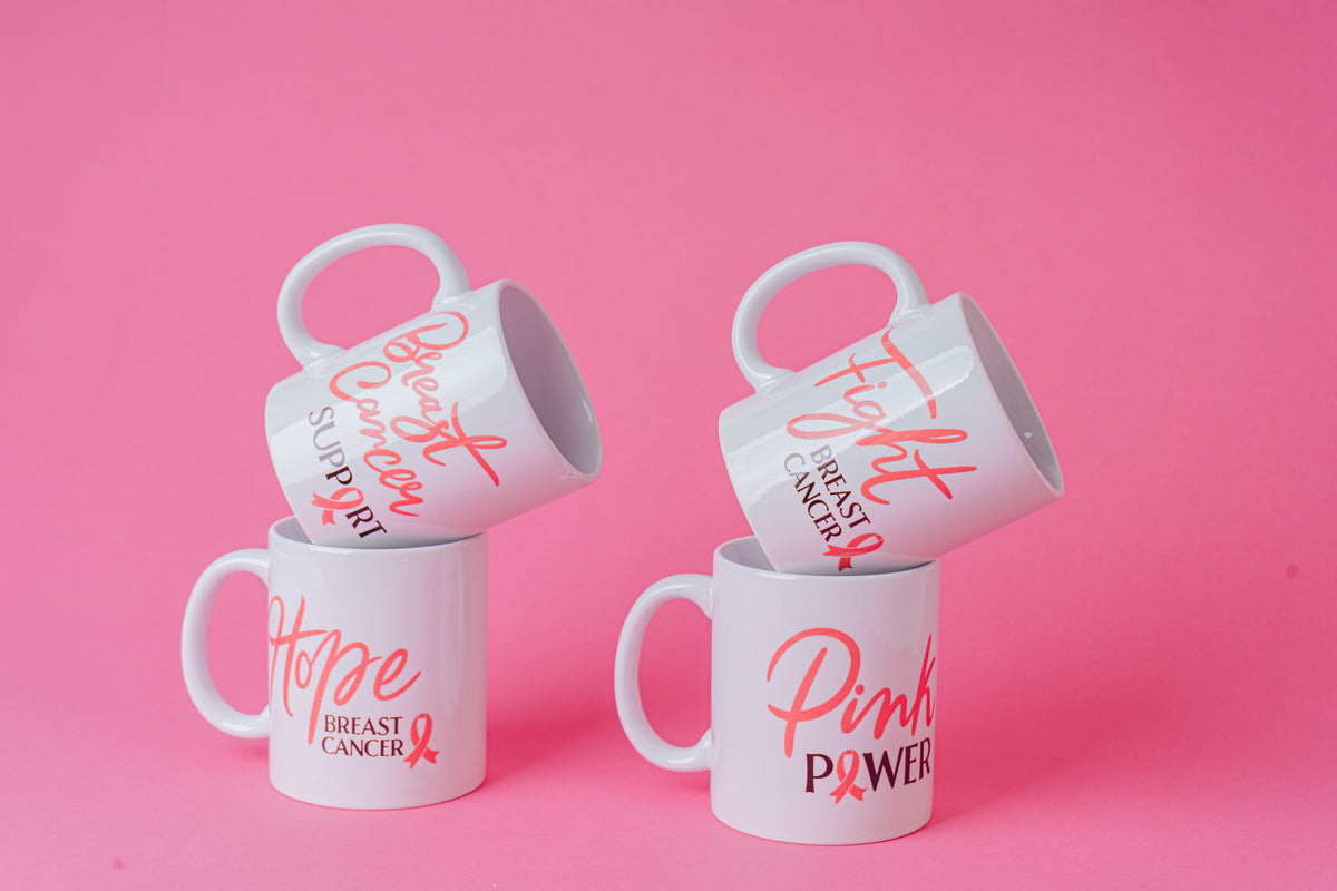 Pink month mug