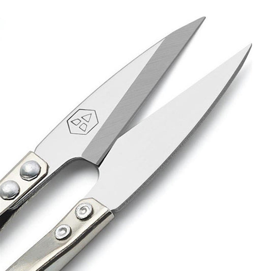 مقص تنظيف اصلي فضي بريميوم  Stainless Steel Cutting Sewing Scissors