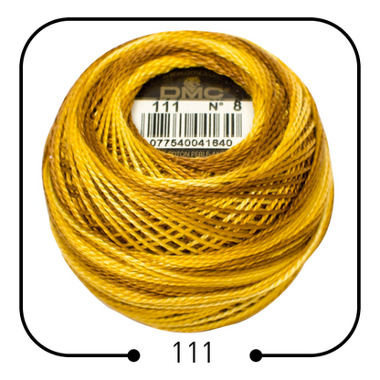 خيوط تطريز فرنسية أصلية (مونس) DMC Cotton Pearl Thread