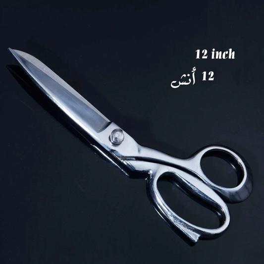 مقص خياطين يد فضي 12 أنش تركي  Solgren SCISSORS:12″