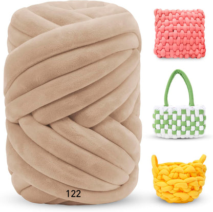 صوف كورشي خميل جدا Thick Chunky Yarn for Arm Knitting 500G