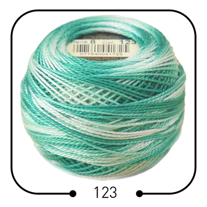 خيوط تطريز فرنسية أصلية (مونس) DMC Cotton Pearl Thread