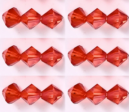 8mm - 12mm Pyramid Beads Acrylic Bicone Beads