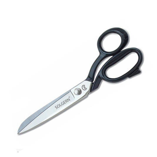مقص خياطين يد اسود 12 أنش تركي  Solgren SCISSORS:12″