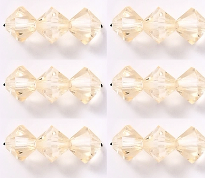 8mm - 12mm Pyramid Beads Acrylic Bicone Beads