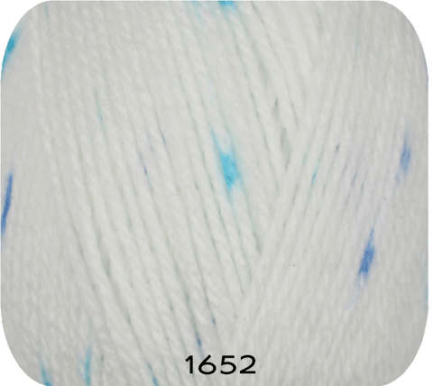 White-1652 ابيض/ازرق- فيروزي