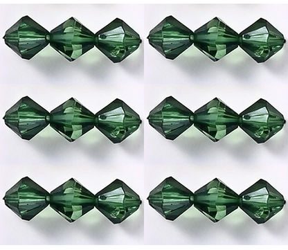 8mm - 12mm Pyramid Beads Acrylic Bicone Beads