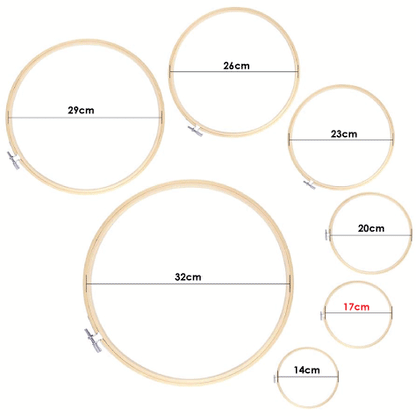 طارة خشب زان تركي للتطريز Beechwood Frame Embroidery Hoop