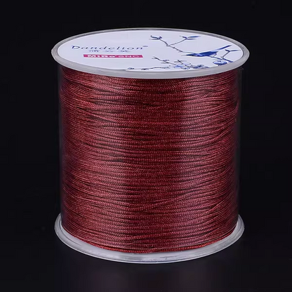 قيطان مسابح رفيع 100 متر Bracelet Necklace Jewelry Making Thread String