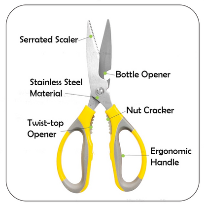 مقص مطبخ سمك Kitchen Scissor