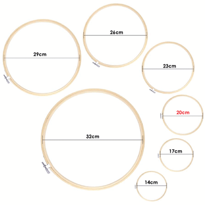 طارة خشب زان تركي للتطريز Beechwood Frame Embroidery Hoop