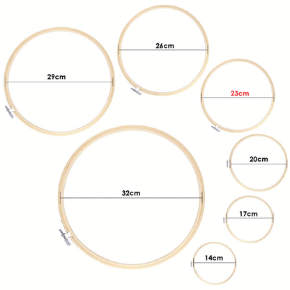 طارة خشب زان تركي للتطريز Beechwood Frame Embroidery Hoop