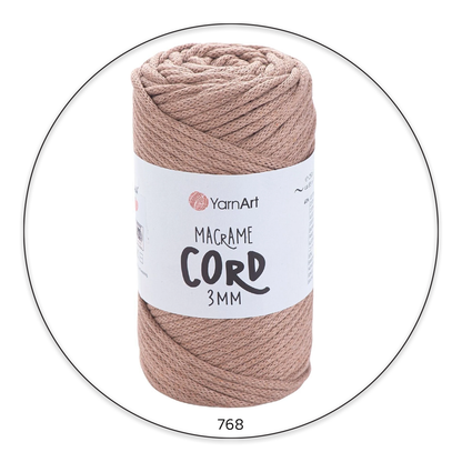 YarnArt Macrame Cord  خيط مكرمية قيطان كورد