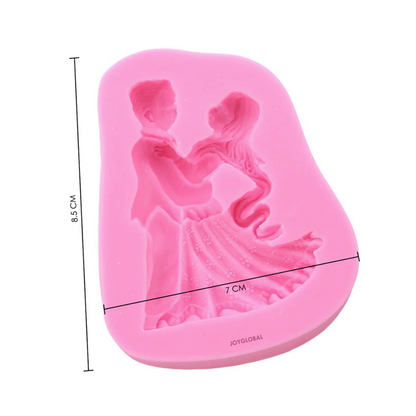 قالب سيليكون عرسان Groom Dancing Silicone Mold