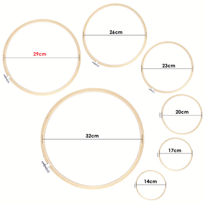 طارة خشب زان تركي للتطريز Beechwood Frame Embroidery Hoop