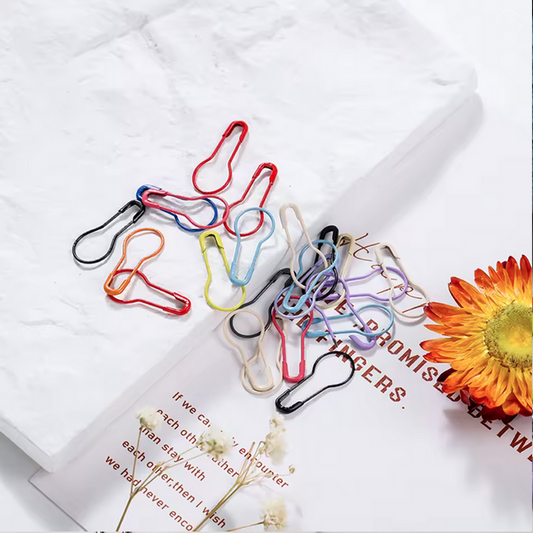 دبوس علامات للصوف Safety Pins Quick Locking Stitch Markers