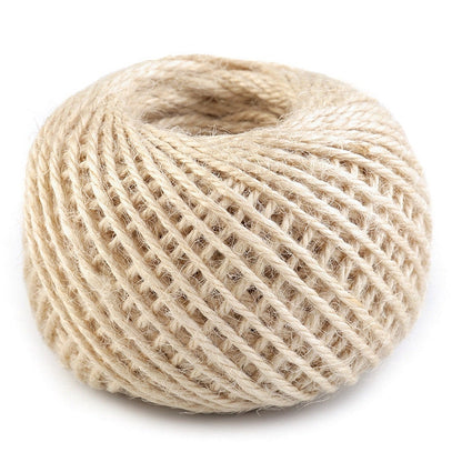 خيط خيش طبيعي بعدة الوان Natural Burlap Rope