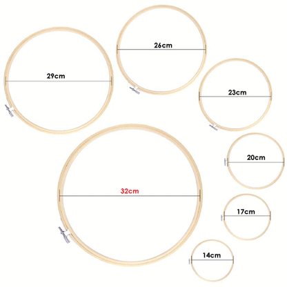 طارة خشب زان تركي للتطريز Beechwood Frame Embroidery Hoop