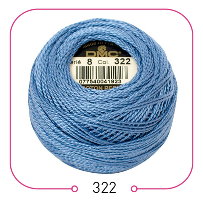 خيوط تطريز فرنسية أصلية ... (القسم الثاني) DMC Cotton Pearl Thread