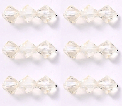 8mm - 12mm Pyramid Beads Acrylic Bicone Beads