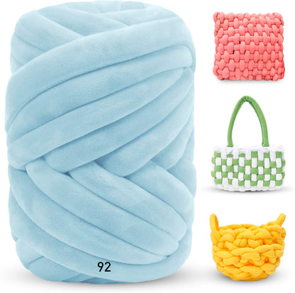 صوف كورشي خميل جدا Thick Chunky Yarn for Arm Knitting 500G