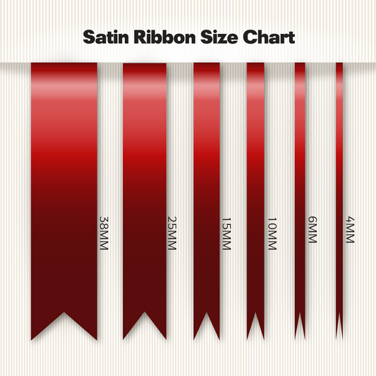 رول شبر ستان عرض 10 ملم طول الرول 100 متر و100 يارد   Satin Ribbon Double Face 10 mm