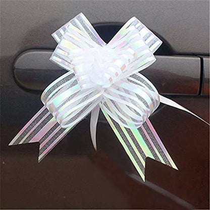 شبر سحب للهدايا Colour Pull Bow Organza Striped Ribbon