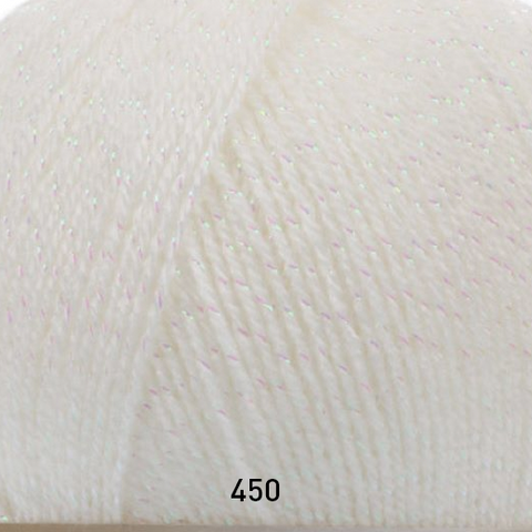 Pearl with Glitter -450  ابيض لؤلؤي مقصب