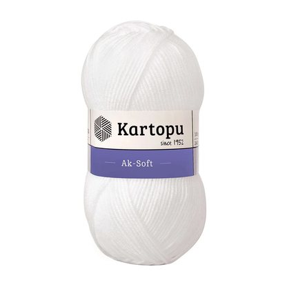 צמר אקסופט - KARTOPU-AK SOFT 100G