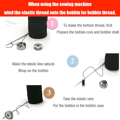 مغيط ( مطاط ) مكوك  Elastic for Sewing Thread