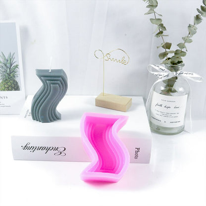 قالب سيليكون دوار ذو شكل هندسي Geometric Rotating Silicone Mold