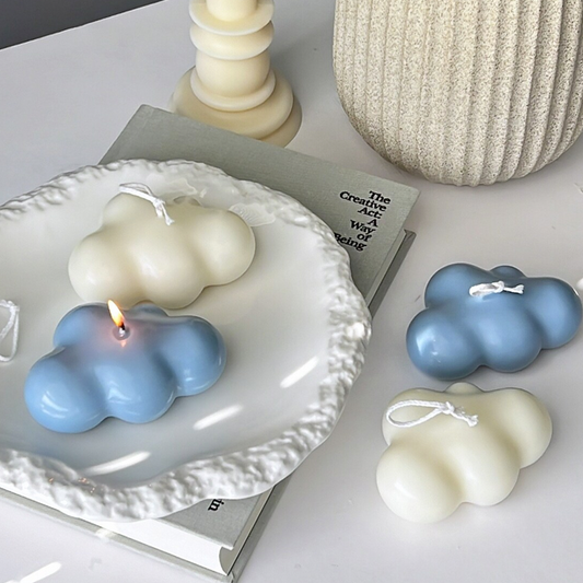 قالب سيليكون غيمه صغيره Puffy Cloud Candle