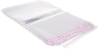 أكياس شفافه سيلوفان ذاتية اللصق - احجام كبيرة Self Adhesive Transparent Bags