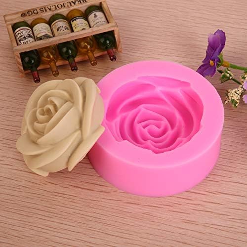 قالب سيليكون وردة جوري 7 سم Flower Fondant Silicone Molds