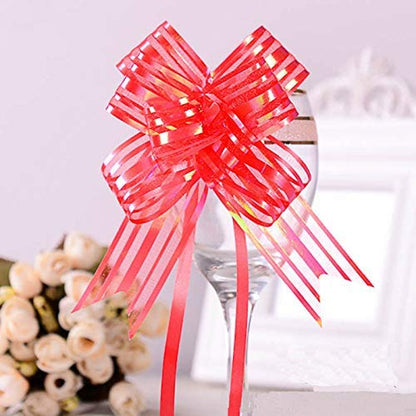 شبر سحب للهدايا Colour Pull Bow Organza Striped Ribbon