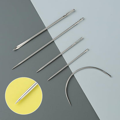 طقم ابر مشكلة مع لضامة Multi Functional Hand Sewing Needle Set