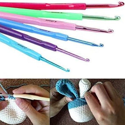 سناره كروشيه يد بلاستيك Crochet Hook With Plastic Handle