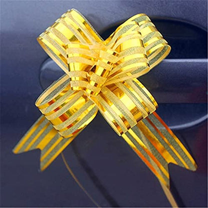 شبر سحب للهدايا Colour Pull Bow Organza Striped Ribbon