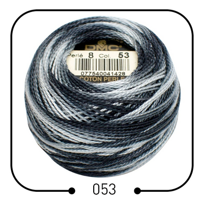 خيوط تطريز فرنسية أصلية (مونس) DMC Cotton Pearl Thread