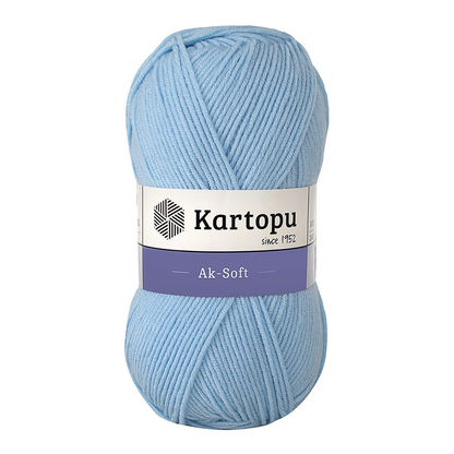 צמר אקסופט - KARTOPU-AK SOFT 100G