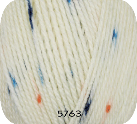 White-5763 ابيض/ازرق-برتقالي