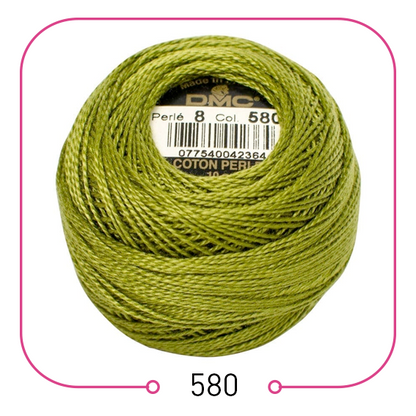 خيوط تطريز فرنسية أصلية ... (القسم الاول) DMC Cotton Pearl Thread