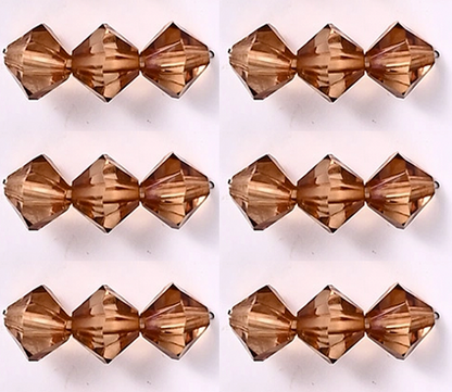 8mm - 12mm Pyramid Beads Acrylic Bicone Beads